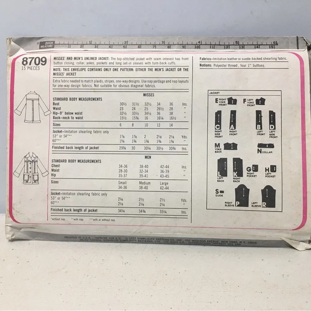 Simplicity 8709 - Picture 2 of 5